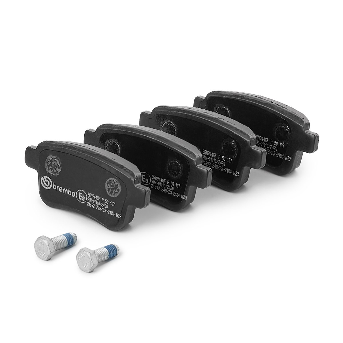 Sapatas do freio traseiras de disco Brembo P50107 preço, a partir de 26,86 USD