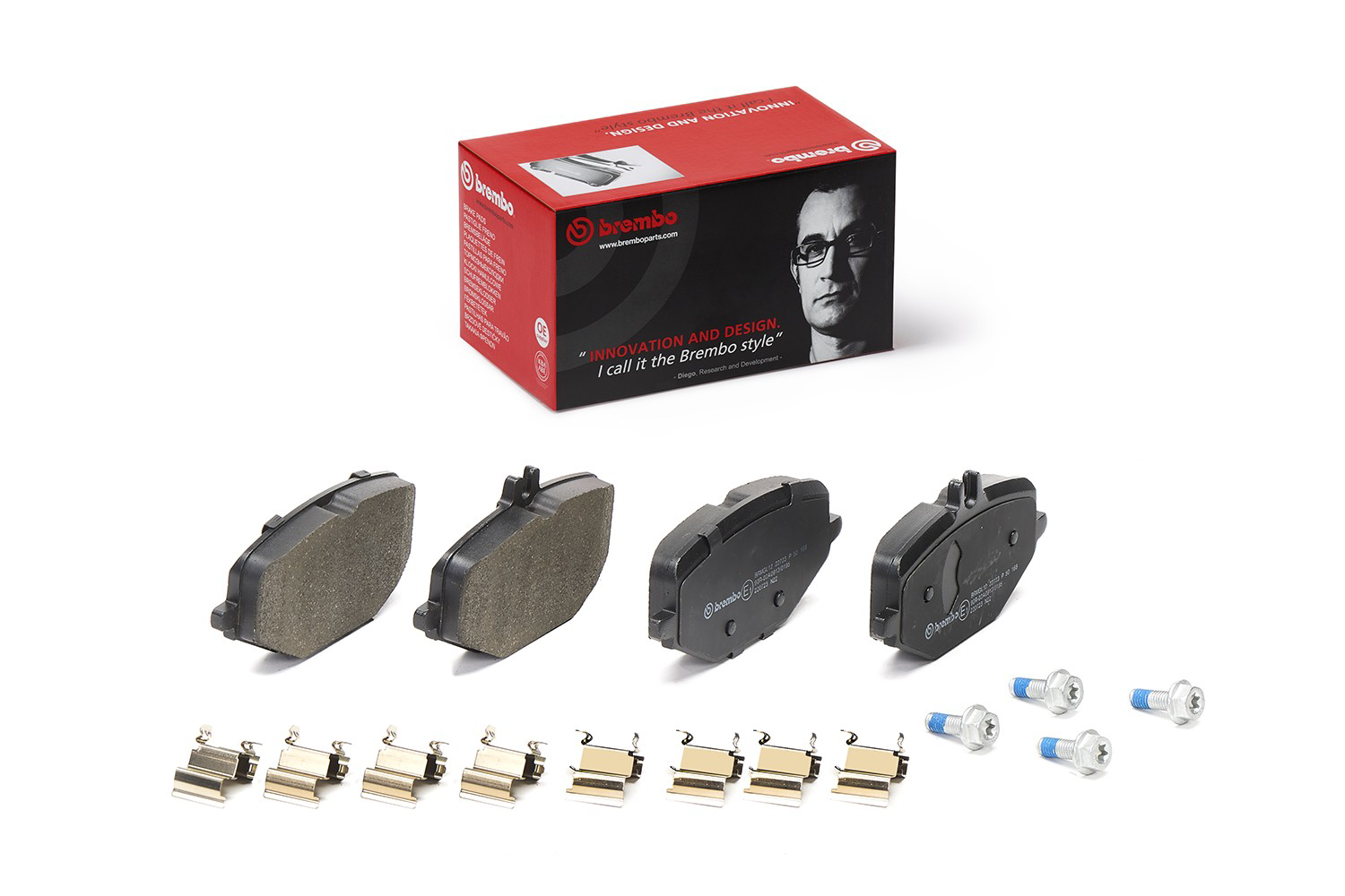 Sapatas do freio traseiras de disco Brembo P50168 preço, a partir de 95,94 USD