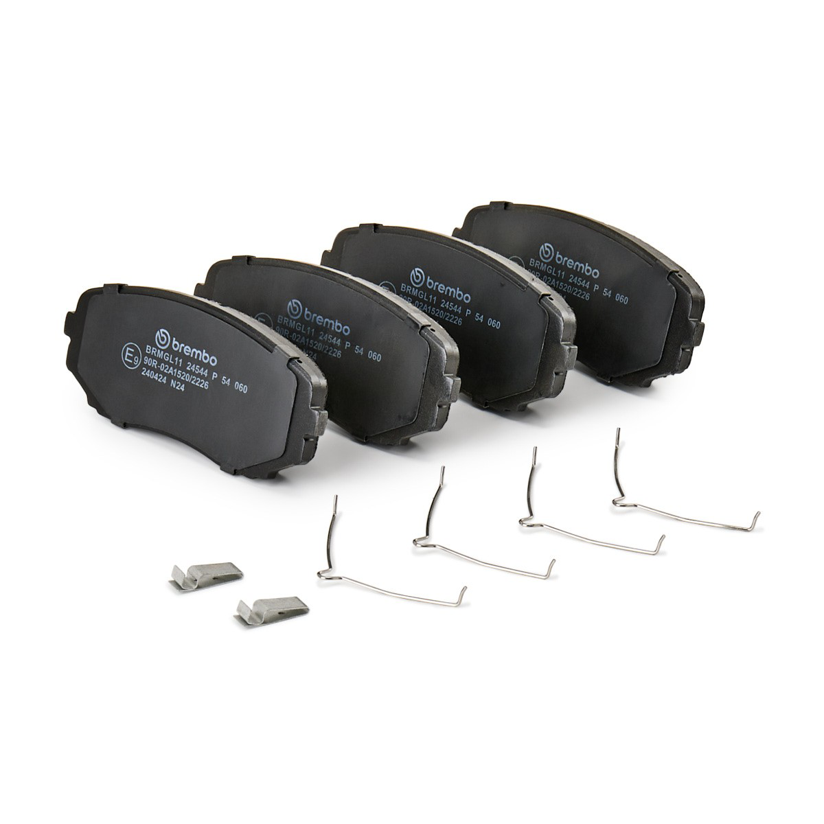 Sapatas do freio dianteiras de disco Brembo P54060