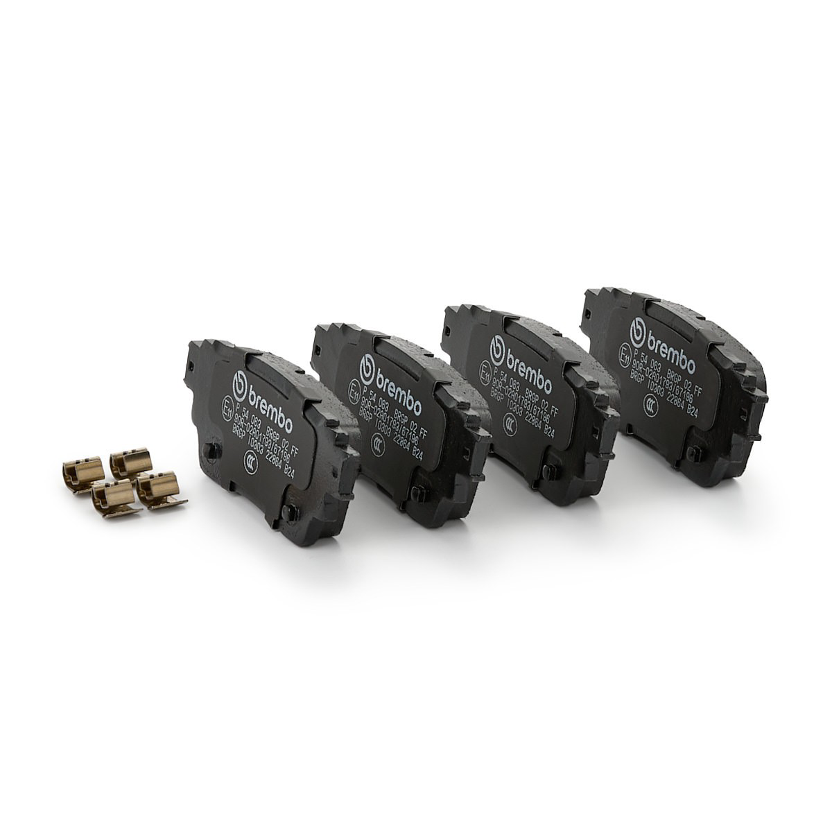 Compre P54063 Brembo Sapatas do freio traseiras de disco
