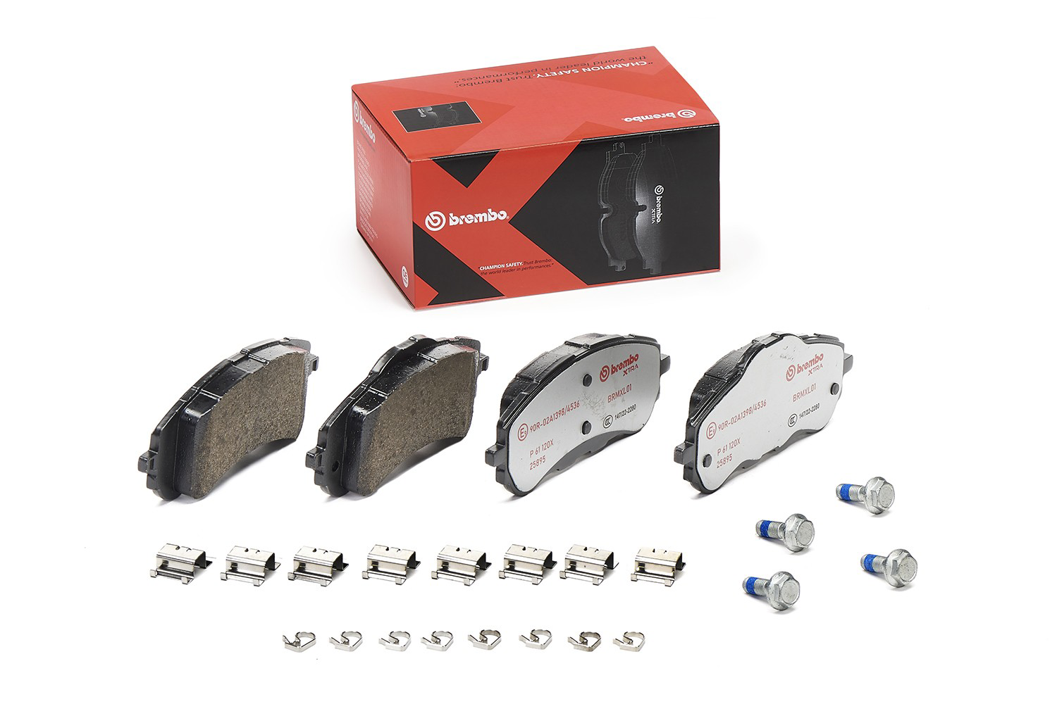 Compre P61120X Brembo Sapatas do freio dianteiras de disco