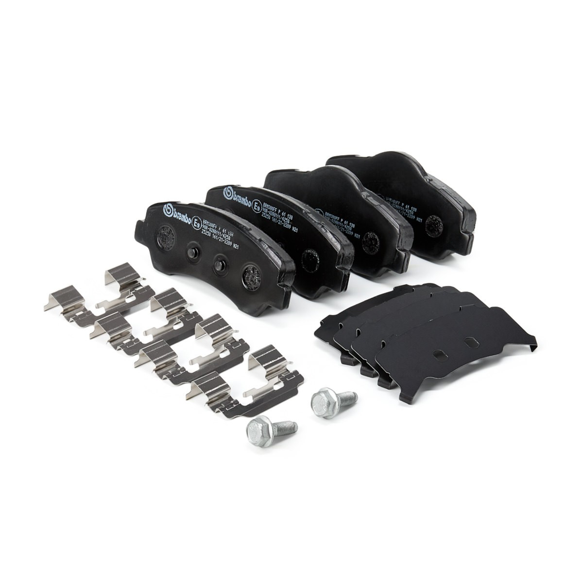P61138 Brembo Sapatas do freio dianteiras de disco