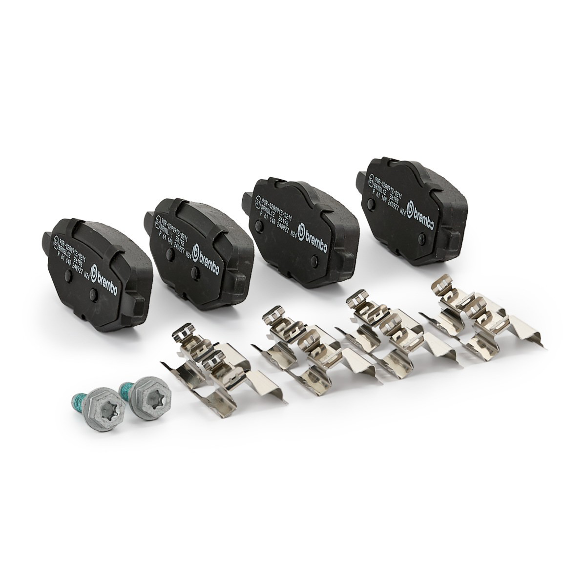 Compre P61140 Brembo Sapatas do freio traseiras de disco