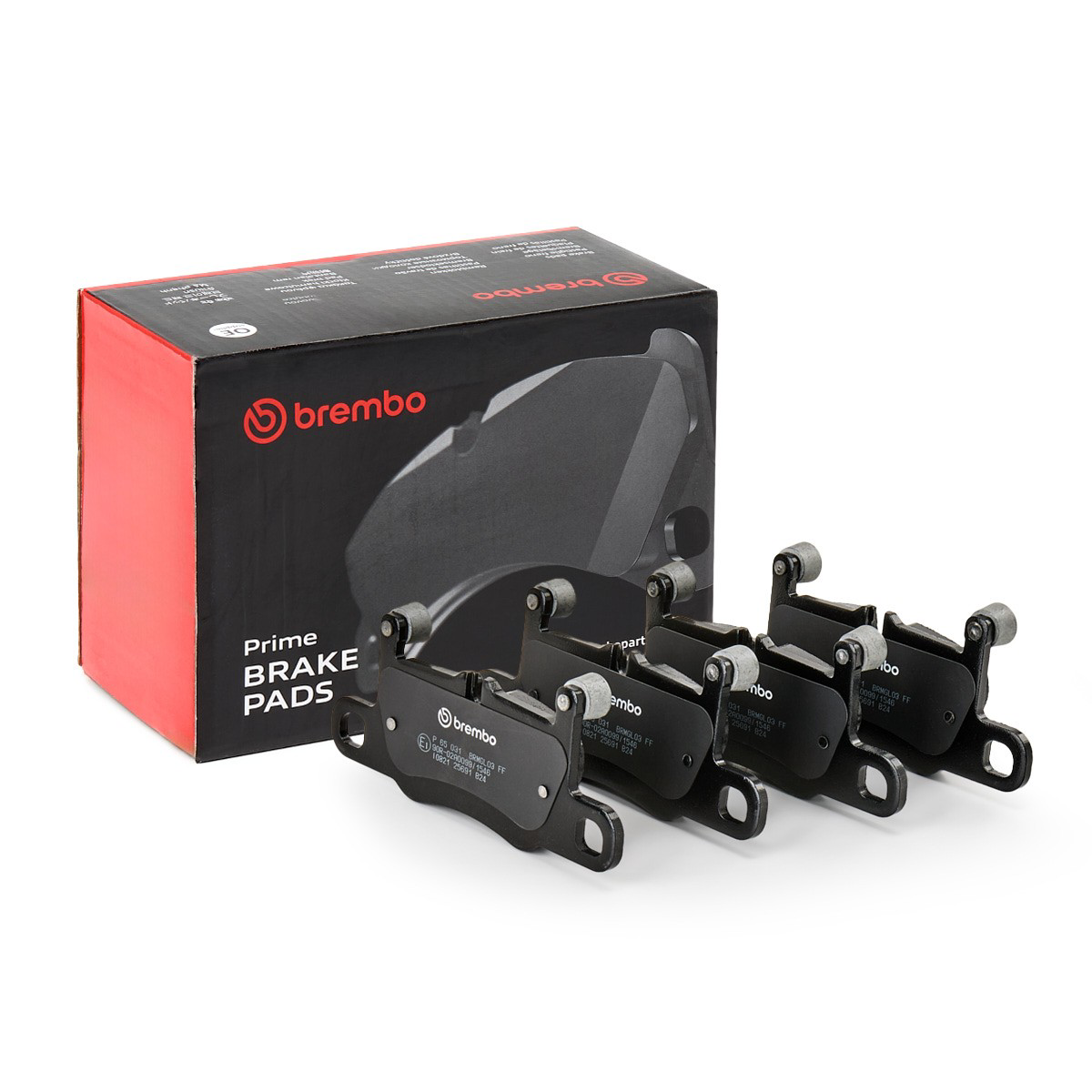 Compre P65031 Brembo Sapatas do freio traseiras de disco