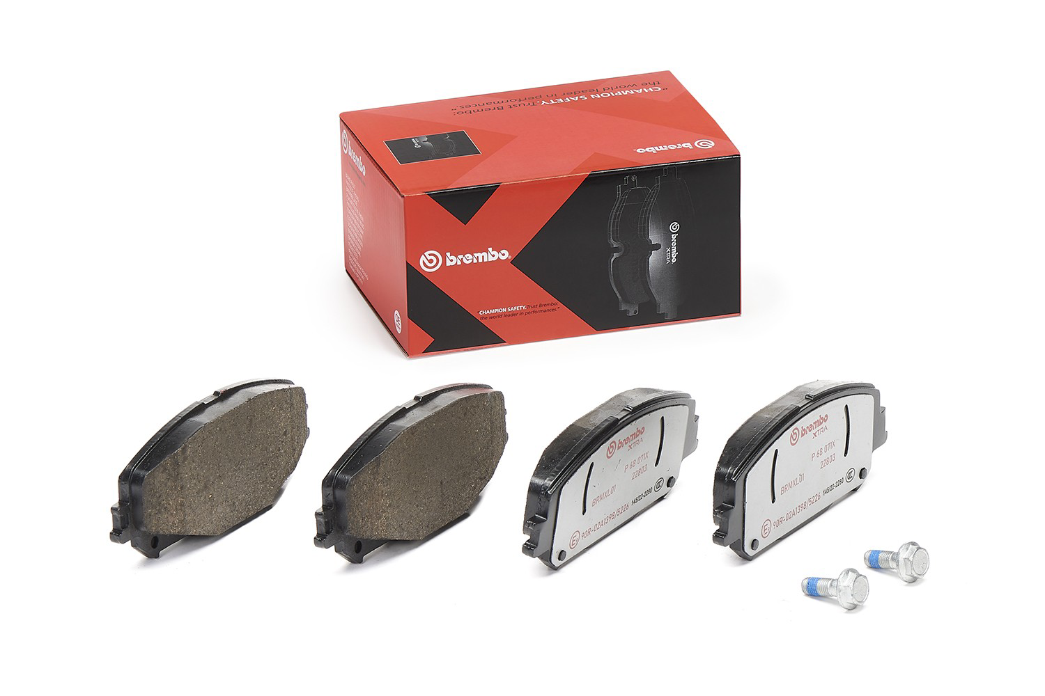 Compre P68071X Brembo Sapatas do freio dianteiras de disco