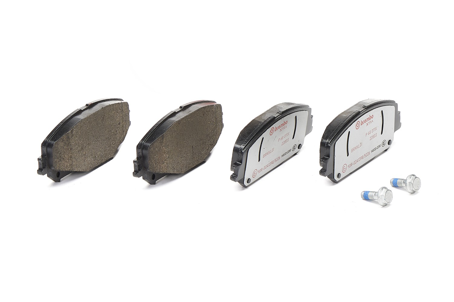 Sapatas do freio dianteiras de disco Brembo P68071X preço, a partir de 51,19 USD