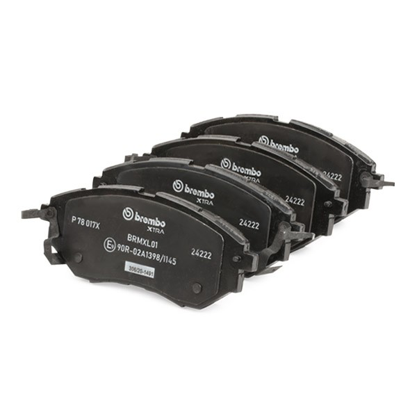 Sapatas do freio dianteiras de disco P78017X Brembo