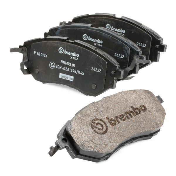 Compre P78017X Brembo Sapatas do freio dianteiras de disco