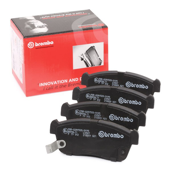 Sapatas do freio dianteiras de disco Brembo P79012