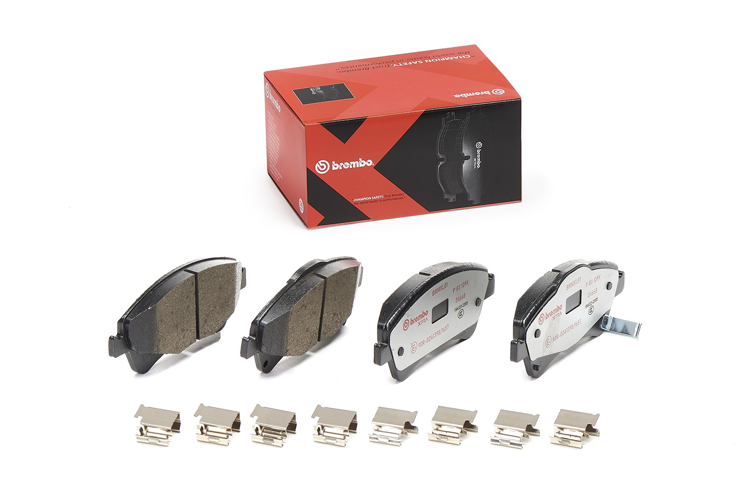 Compre P83109X Brembo Sapatas do freio dianteiras de disco