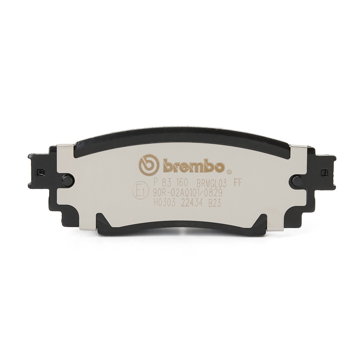 Sapatas do freio traseiras de disco Brembo P83160