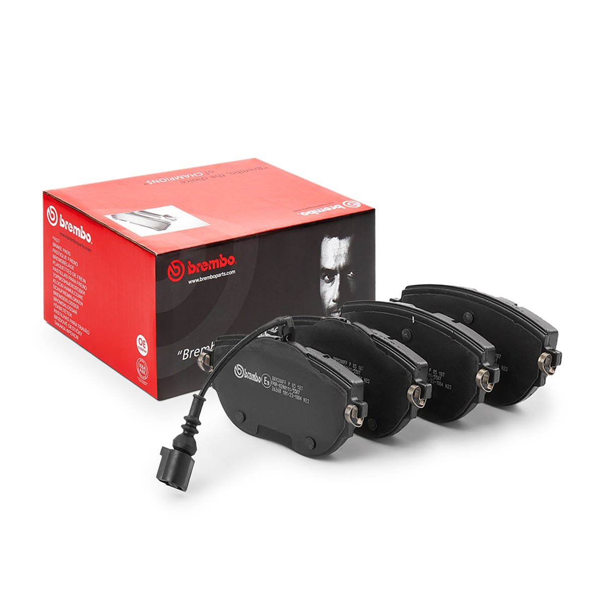 Sapatas do freio dianteiras de disco Brembo P85187 preço, a partir de 61,77 USD