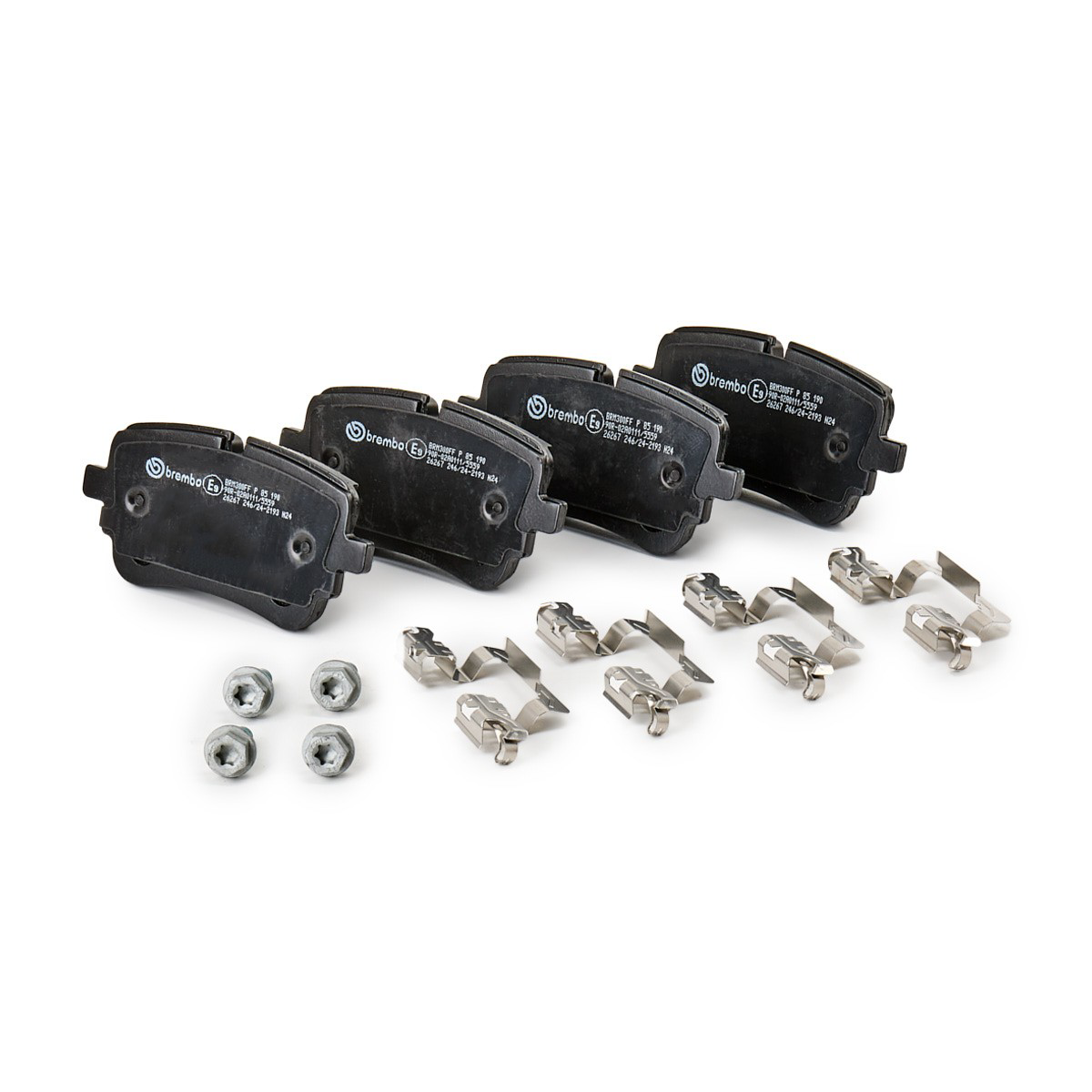 Sapatas do freio traseiras de disco Brembo P85190 preço, a partir de 40,16 USD