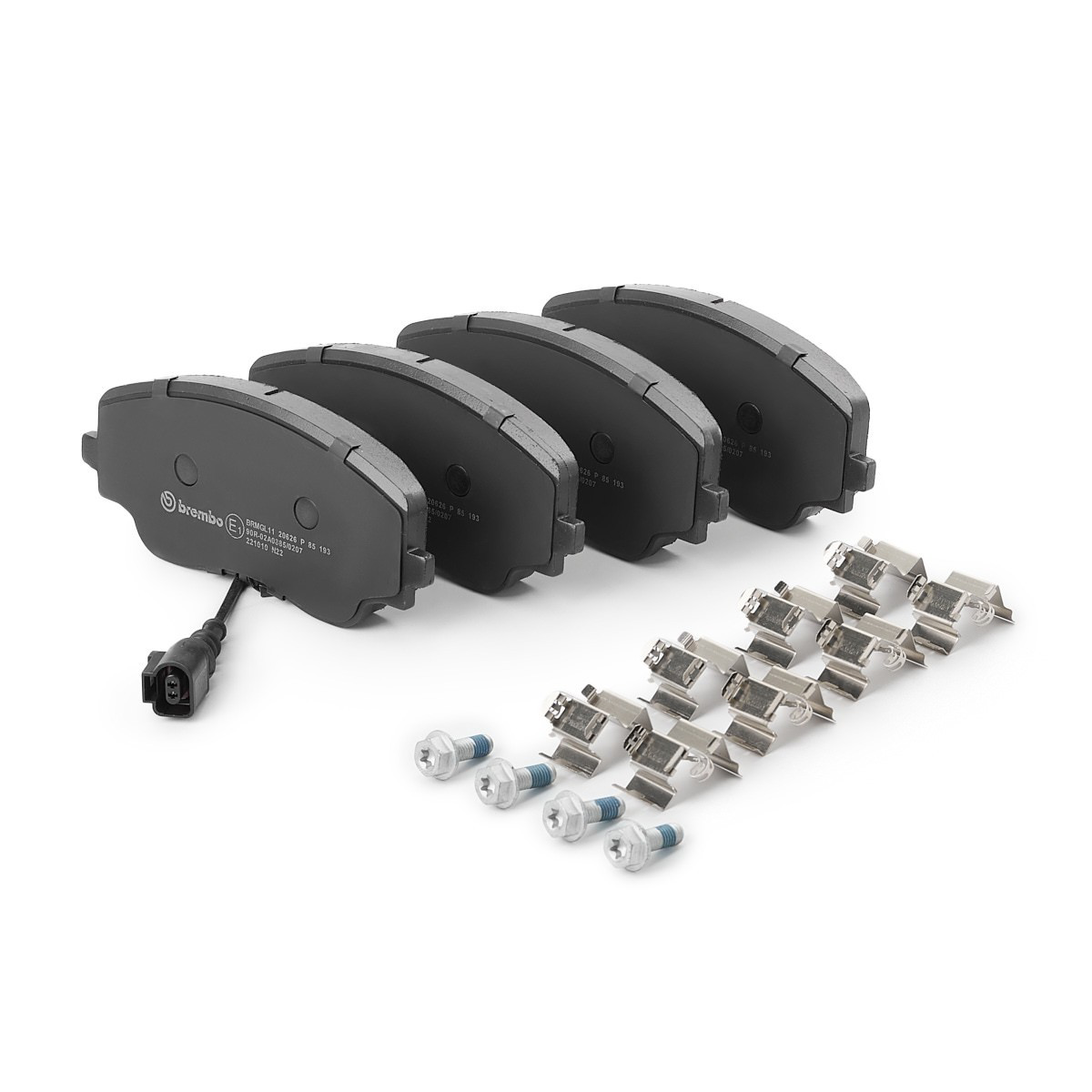 Sapatas do freio dianteiras de disco Brembo P85193