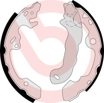 S24531 Brembo Sapatas do freio traseiras de tambor