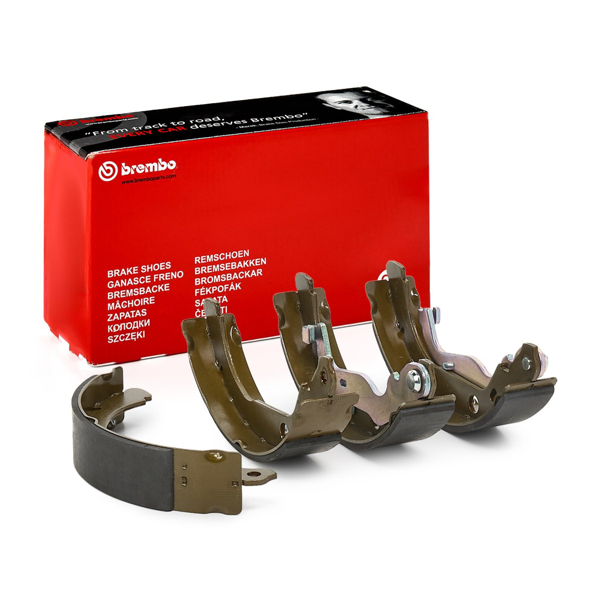 Sapatas do freio traseiras de tambor Brembo S68549 preço, a partir de 44,75 USD