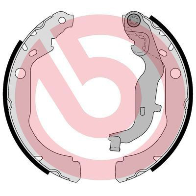 S68549 Brembo Sapatas do freio traseiras de tambor