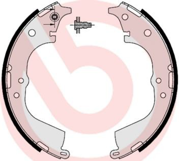 Compre S83537 Brembo Sapatas do freio traseiras de tambor
