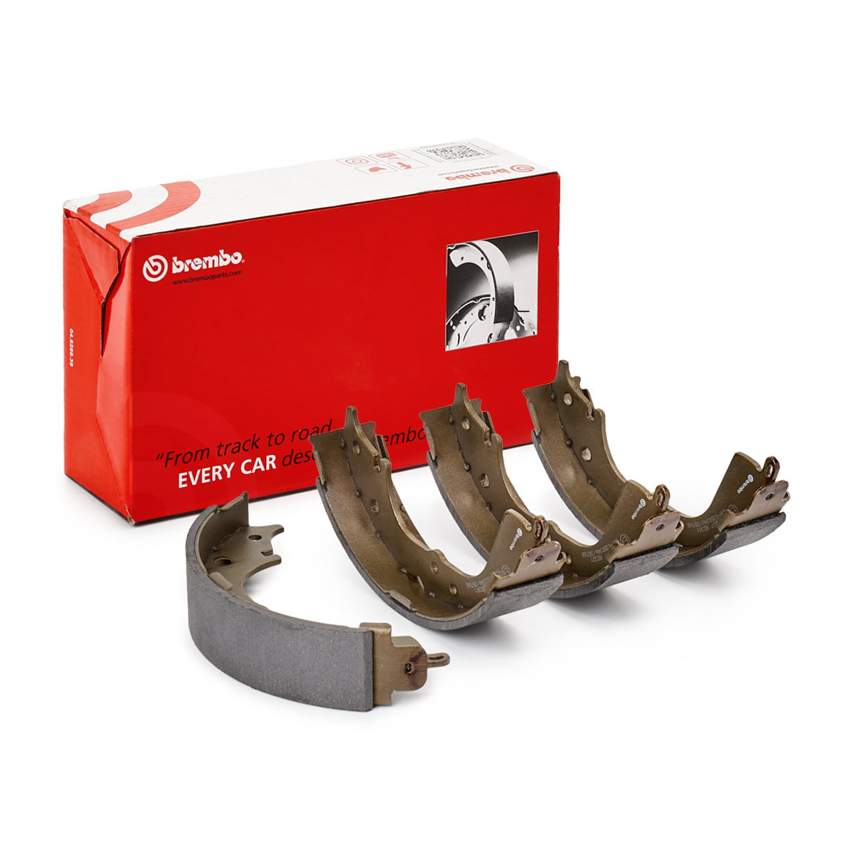 Sapatas do freio traseiras de tambor Brembo S83537