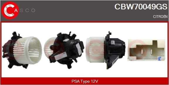 Motor de ventilador de forno (de aquecedor de salão) Opel GRANDLAND X A18, P1UO