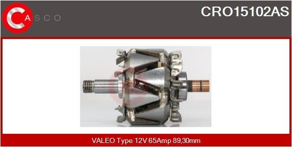 Induzido (rotor) do gerador para Renault Megane I DA0, DA1
