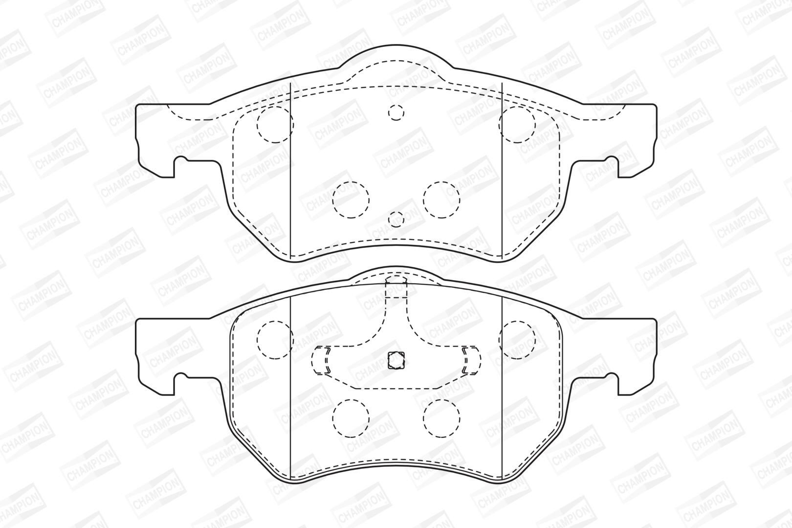 Compre Sapatas do freio dianteiras de disco Chrysler Voyager 