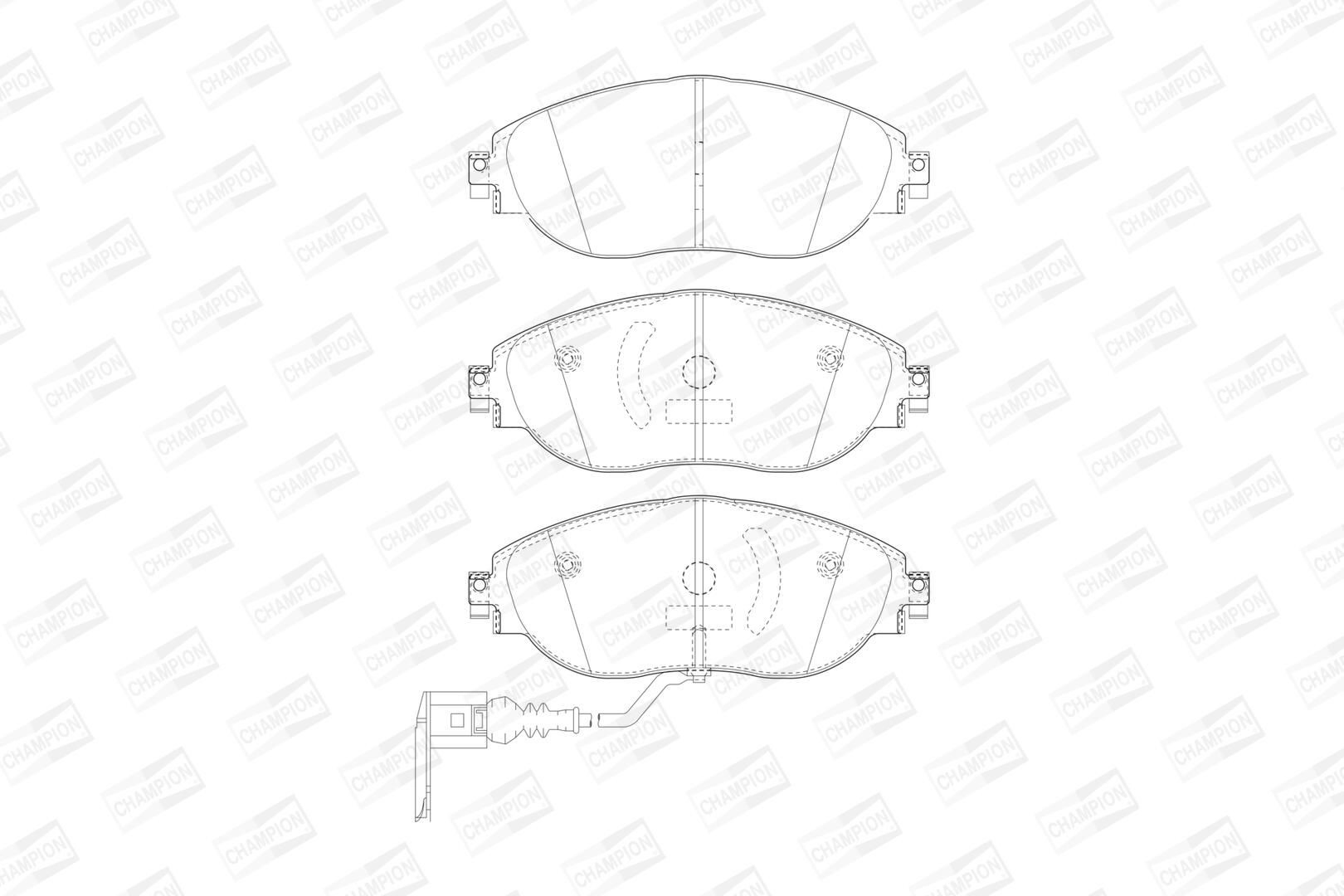 Compre Sapatas do freio dianteiras de disco Skoda Octavia 