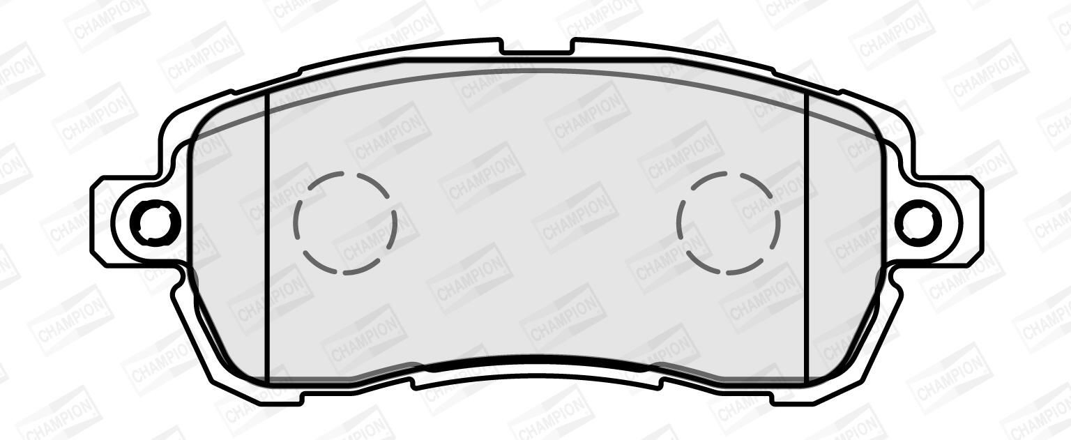  Sapatas do freio dianteiras de disco Ford Ka hatchback (UK, FK) (2016 - 2026) 