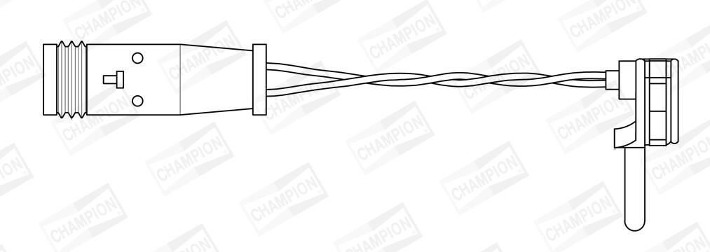 Sensor dianteiro esquerdo de desgaste das sapatas do freio Mercedes CLS  C219