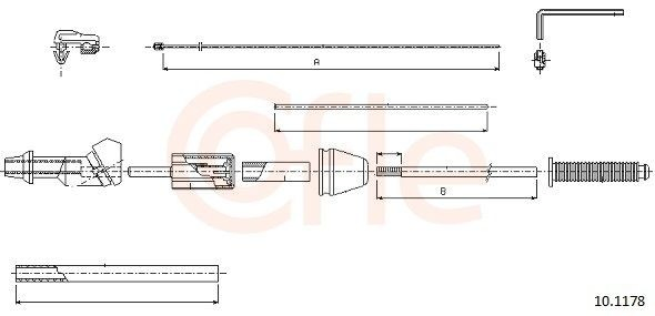 Compre 104006 Beca Cables Cabo/pedal de gás (de acelerador)
