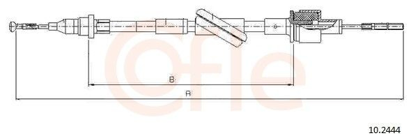 Cabo de embraiagem Ford Transit IV E