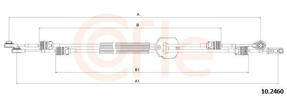 Compre Cabo de mudança duplo Ford Transit 6