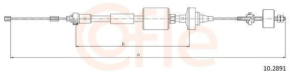  Cabo de embraiagem Renault LOGAN I MCV carrinha (KS) (2007 - 2013) I MCV