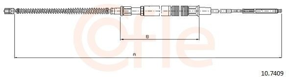 Cabo traseiro direito/esquerdo do freio de estacionamento SPJ 910586 preço, a partir de 15,56 USD