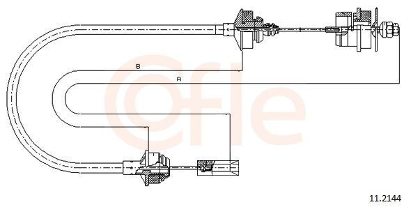Cabo de embraiagem Peugeot/Citroen 2150N9 preço, a partir de 23,74 USD