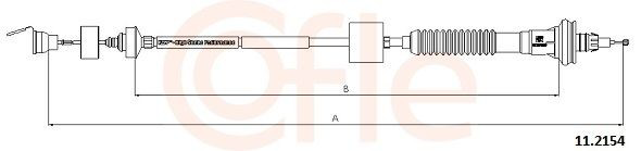 Cabo de embraiagem 108003 Beca Cables