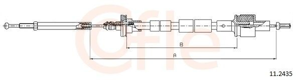  Cabo de embraiagem Ford Mondeo I carrinha (BNP) (1993 - 1996) I