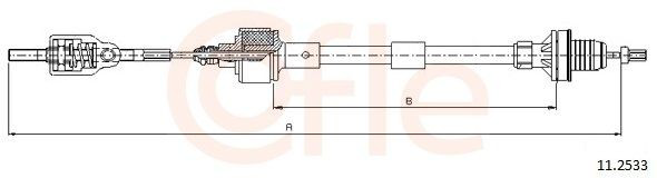 401037 Beca Cables Cabo de embraiagem