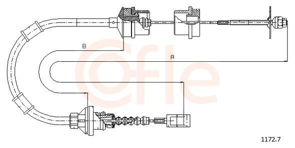 Compre 205012 Beca Cables Cabo de embraiagem