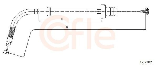 Cabo/pedal de gás (de acelerador) para Audi A6 C5 4B5, 4B6