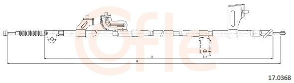 Cabo do freio de estacionamento traseiro esquerdo Nissan Navara preço, a partir de 34,83 USD