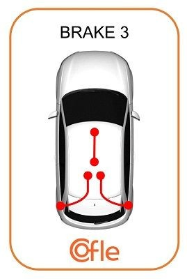 Compre Cabo do freio de estacionamento traseiro esquerdo Nissan Navara 