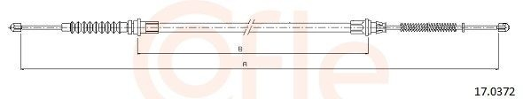 Compre Cabo do freio de estacionamento traseiro esquerdo Nissan Cabstar 