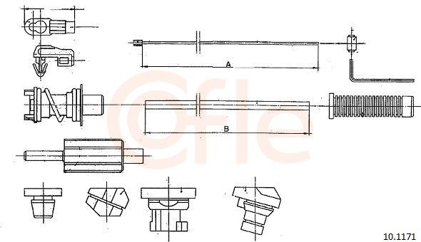  Cabo/pedal de gás (de acelerador) Citroen C3 II hatchback (A51) (2009 - 2016) II