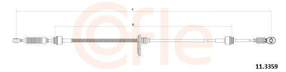 Cabo de mudança duplo para Mercedes V  638