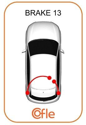  Cabo do freio de estacionamento traseiro esquerdo Renault Espace I monovolume (J11) (1984 - 1991) I