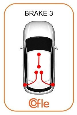 Cabo do freio de estacionamento traseiro direito Chrysler Voyager GRAND 