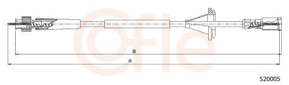 Compre 401039 Beca Cables Cabo de acionamento de velocímetro