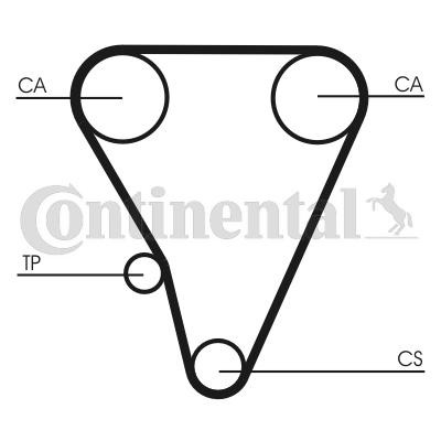 Correia do mecanismo de distribuição de gás 1356816020 Toyota