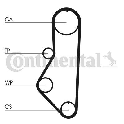 Compre FE0212205 Mazda Correia do mecanismo de distribuição de gás
